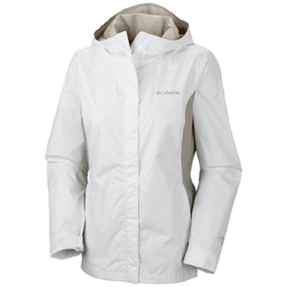 Women’s Columbia Arcadia II Omni-tech Hooded Packable Jacket Size 1X - Picture 1 of 9